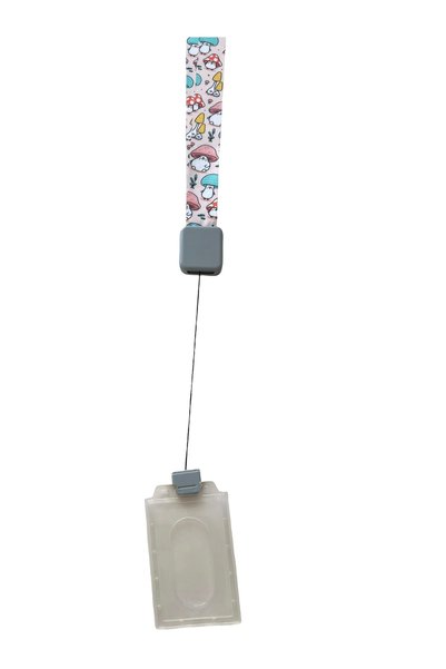StormiStoretr Yoyolu Mushroom Pattern Vertical Neck Rope Card Strap Rope