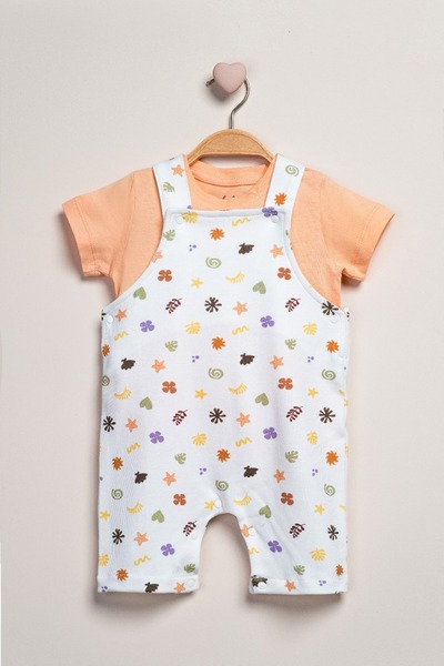 Baby Fou T-Shirt Salopet 2'li Takım