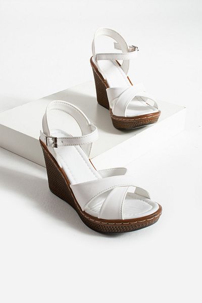 HVZ Exclusive Platform heel linen sandals suitable for comfortable foot structure ergonomic