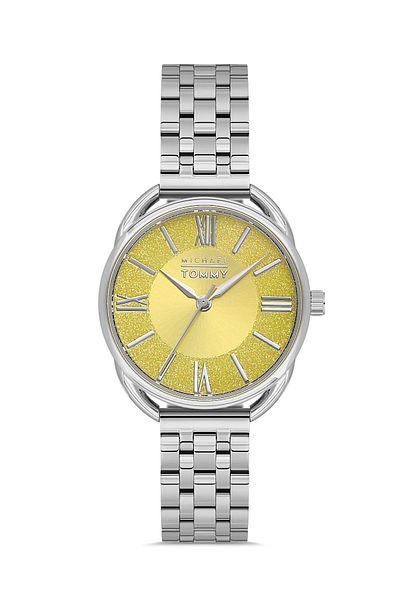 MICHAEL TOMMY Steel Women's Wristwatch - Mt-20271L-Bbss03