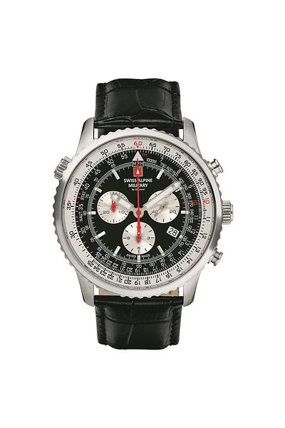 Swiss Alpine Military Mens Watch 7078.9537, Quartz, 46mm, 10atm