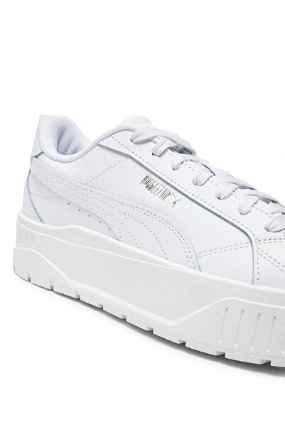 Puma 397456 02 Karmen II L Beyaz-Gümüş Kadın Spor Ayakkabı