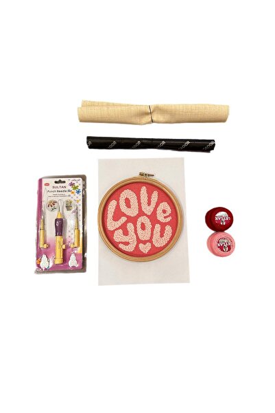 Chuva مجموعة أدوات تطريز المبتدئين بحبل رفيع - طقم بناء وسادة رمي مزخرفة