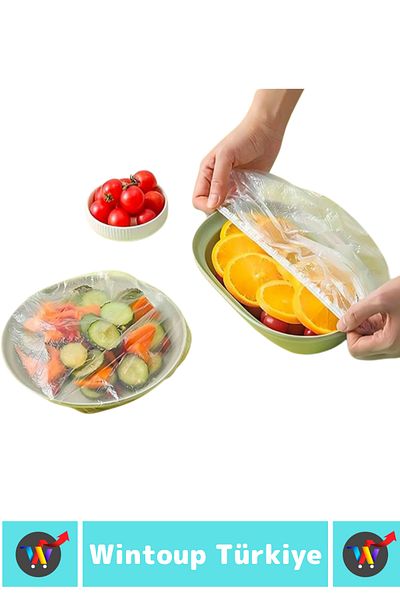 Wintoup Special Production Food Storage Anti-Distortion Freshness Elastic Pot Plate Cap 100 Pieces