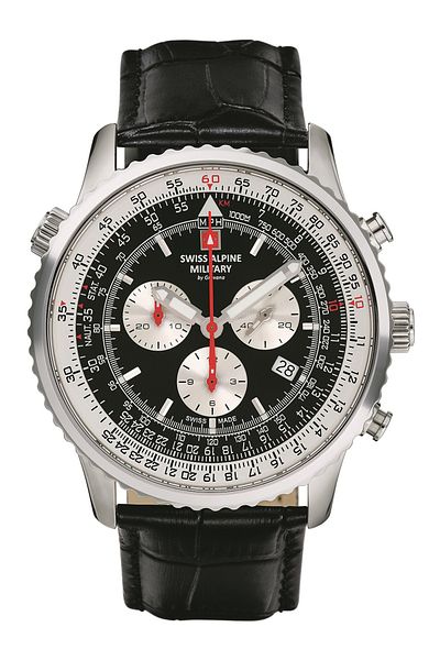 Swiss Alpine Military Mens Watch 7078.9537, Quartz, 46mm, 10atm