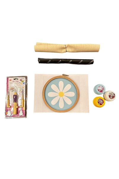 Chuva Punch Nakış Başlangıç Seti Ince Ip – Dekoratif Kırlent Yapım Kiti