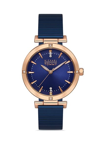 MICHAEL TOMMY Steel Women's Watch - Mt-22112L-Lrl72