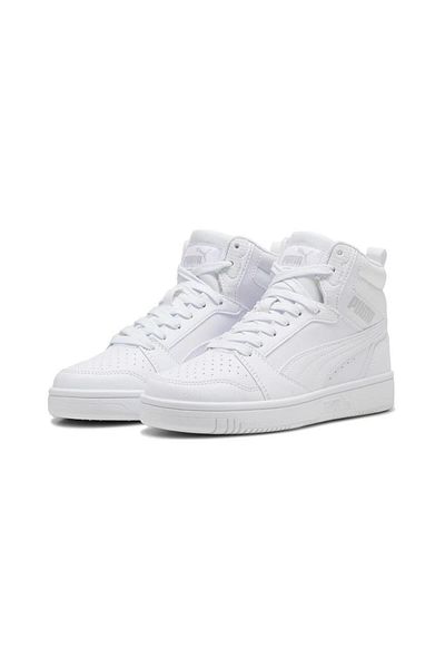 Puma 393831   05 Pantofi sport pentru femei Rebound V6 Mid J alb-gri