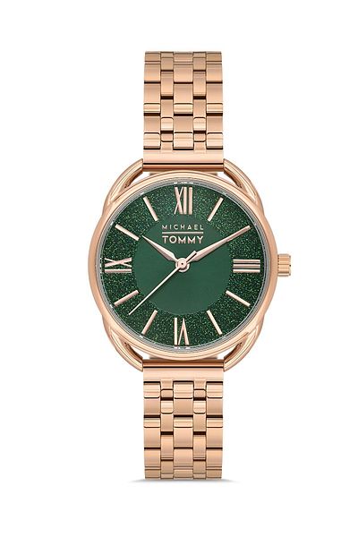 MICHAEL TOMMY Steel Women's Watch - Mt-20271L-Ryy03