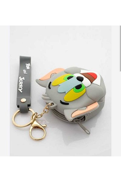 SHOPNEST Tom Silicone Keychain Coin Purse