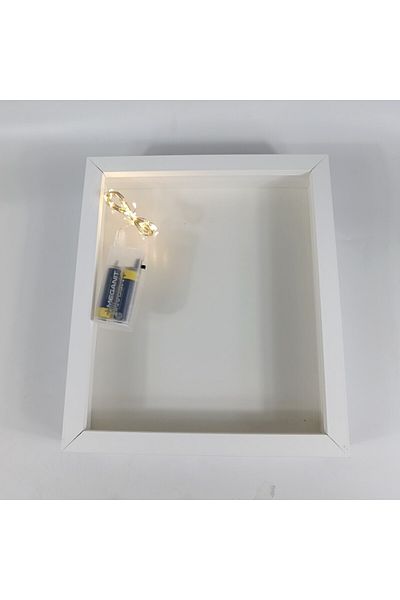 fy design Led Gift Rose Box - Memory Frame with Picture Photo Section 25X30