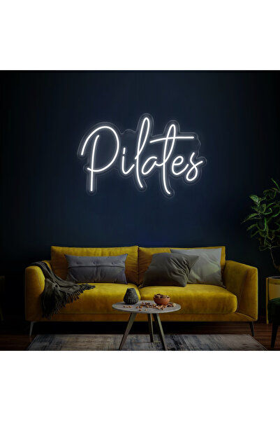 NEON LED KAYSERİ Pilates Neon Tabela   - Led Dekoratif Duvar Aydınlatması - 5...