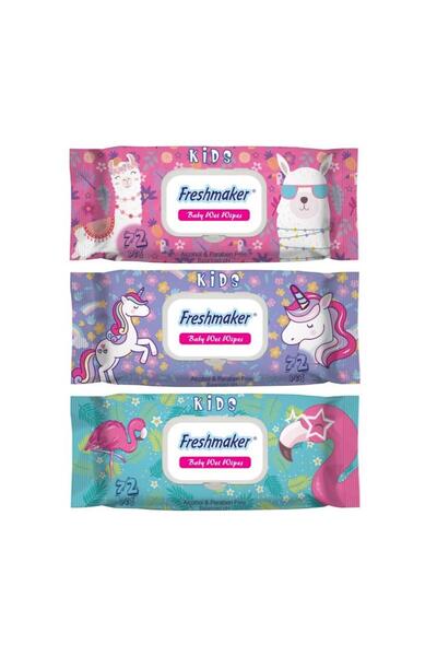 Freshmaker Baby Wet Wipes 72'li Bebek Islak Mendil 3 Paket