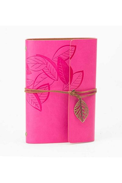 MRShopping MR Leaf Printed Leather Cover Journal Notebook Ειδικού Σχεδιασμού Δώρο Αναμνηστικό Σημειωματάριο ΣΗΜΕΙΩΜΑΤΑΡΙΟ