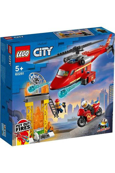 LEGO مروحية إنقاذ إطفاء المدينة 60281