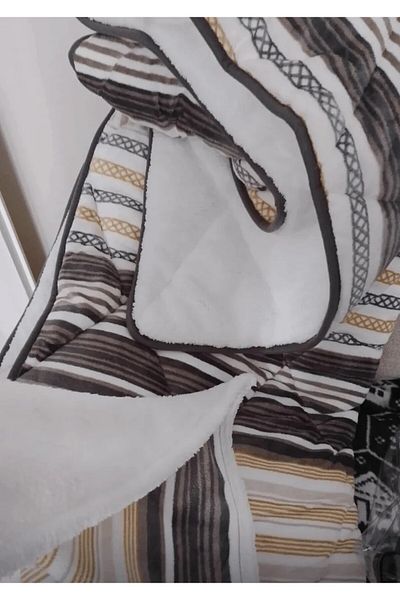 Merinos Comforter Single Duvet Set Luca Yellow 160X240 (Interface Cream)