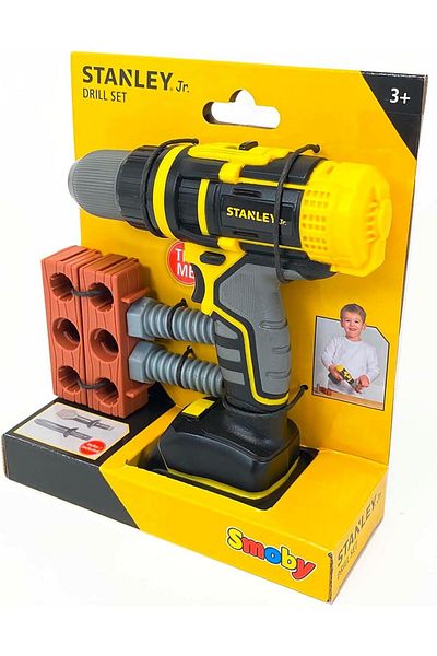 Smoby Stanley Mechanical Drill and Accessories360148