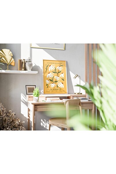 512 STORE Flower Market Estetik Duvar Dekorasyon Poster Çerçevesiz Tasarım Salon Oturma Odası Ofis Poster