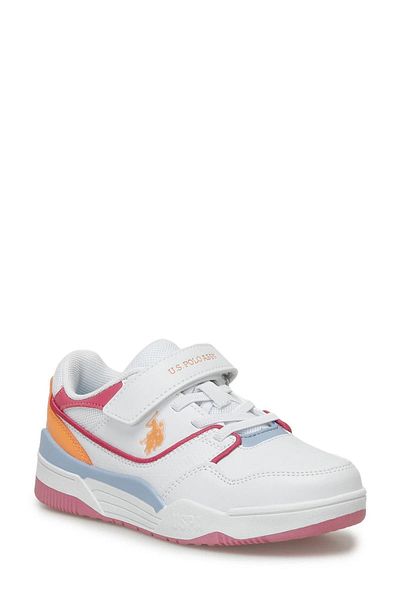 U.S. Polo Assn. US Polo Assn.101510146 - Martell JR Girl White-Orange-Pink