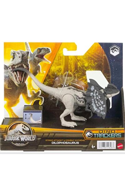 mattel Jurassic World Strike Attack Dilophosaurus Action Figure HLN70 JURRASIC WORLD ÖZEL SERİ DİNAZOR