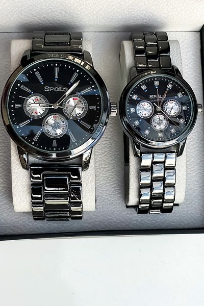 S.POLO Women's Men's Wristwatch Couple Watch Couple Watch Mr. Watch Team Valentine's Day Gift