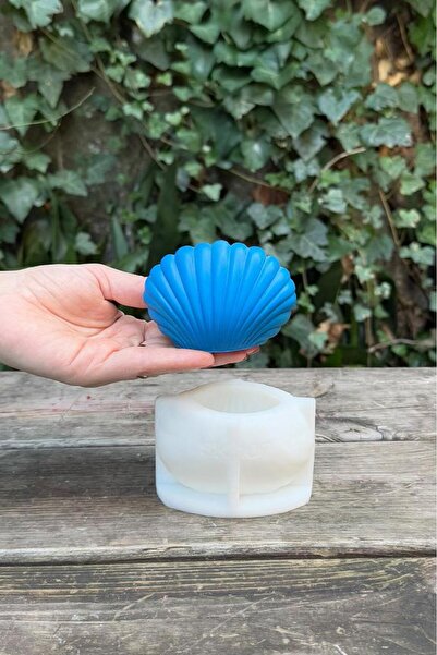 rufus concept Deniz Kabuğu Büyük 3D Silikon Mum Kalıbı