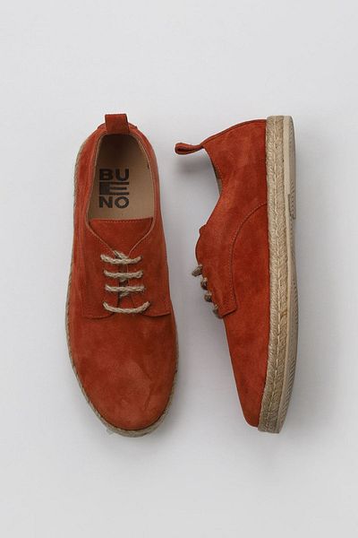 Bueno Shoes Pantofi espadrille pentru bărbați - piele de căprioară cu gresie, model 01ms12701