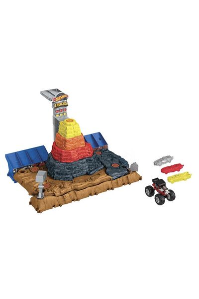HOT WHEELS Monster Trucks Magnificent Crash Arena Hnb96