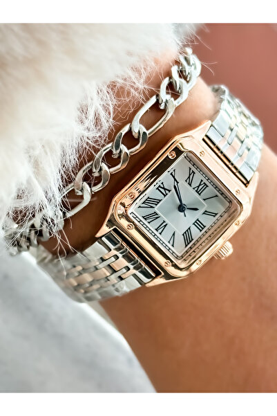 Bonicce Retro Vintage Model Silver Color Elegant Women's Wristwatch Bracelet in Special Gift Box