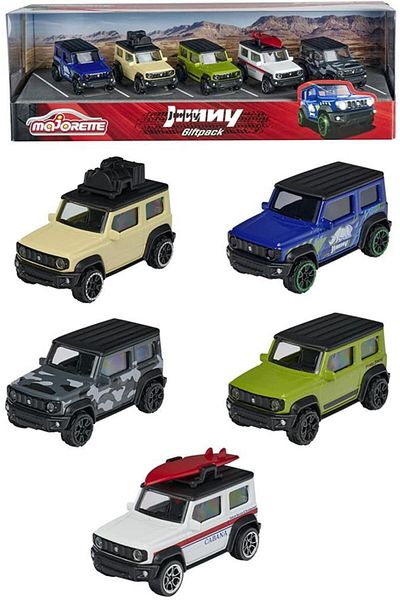 Majorette Majorette Suzuki Jimny Set 5 Cars Includes - for Ages 3+ Years Old