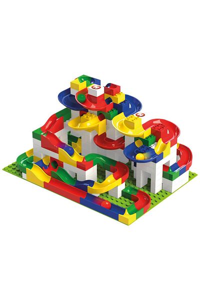 Hubelino مجموعة بناء المكعبات الكبيرة Marble Run (213 قطعة)420572
