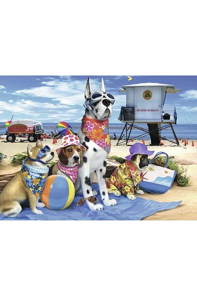 RAVENSBURGER 105267   Model Dog Gang 100 Piece Puzzle