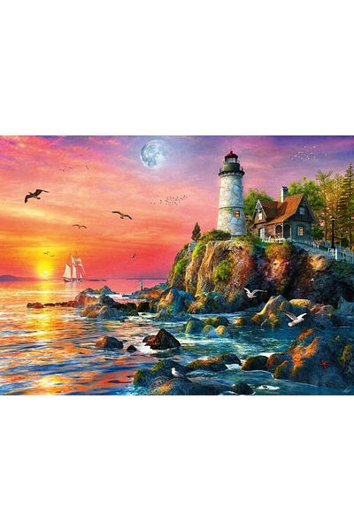 RAVENSBURGER 165810   لغز منارة للكبار، 500 قطعة، متعدد الألوان