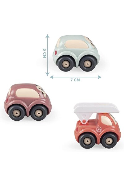 Smoby Little Smoby, 140204, Vehicle Set, Activity, Educational and Learning, Preschool, Animal Faces, Firefighter