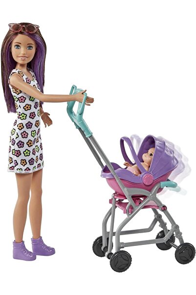 mattel Barbie Skipper™ Bebek Bakıcısı™ bebekleri ve oyun seti 3 yaş ve üzeri çocuklar için GXT34
