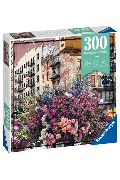 RAVENSBURGER 300 Parça Puzzle Ny Çiçekleri 129645
