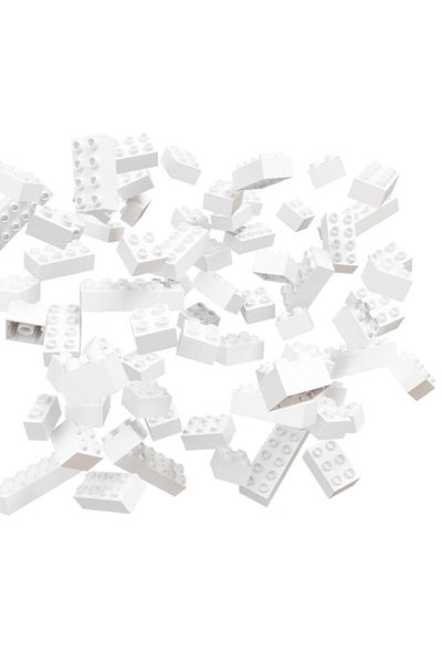 Hubelino Marble Run White Block Building Blocks (60 Pcs) 420602