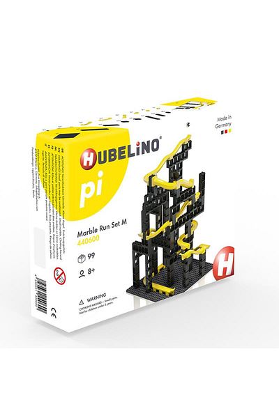 Hubelino Pi Marble Run - M Block Making Set (99 Pieces)440600