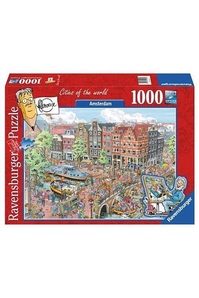RAVENSBURGER Amsterdamer Cartoon 191925   - 1000 Piece Puzzle