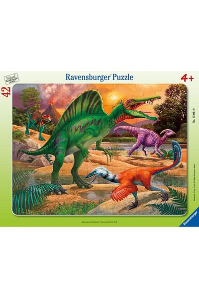 RAVENSBURGER 42 Piece Large Framed Puzzle Spinosaurus050949