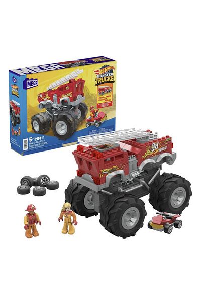 HOT WHEELS Mega Monster Truck Fire Truck Hhd19