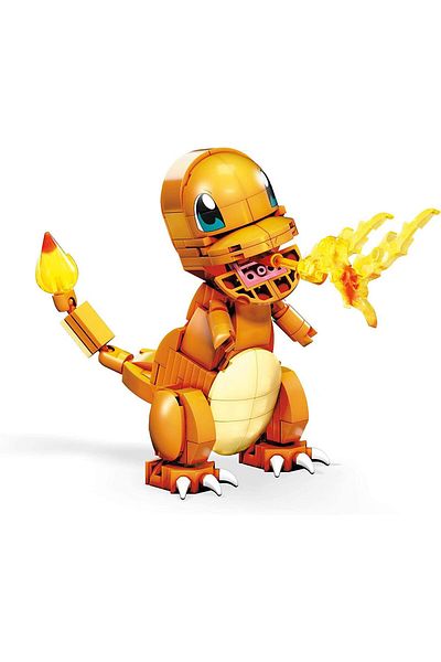 mattel POKEMON MEGA CONSTRUX SET DE CONSTRUCTIE CHARMANDER SALAMECHE 180 PIESE