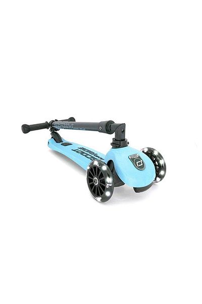 SCOOT AND RIDE Highwaykick 3 LED Wheeled Kids Scooter Turquoise170301-96356