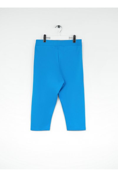 U.S. Polo Assn. U.S. Polo Assn. Pantaloni de damă albaștri cu talie normală, croială slim POSA-S