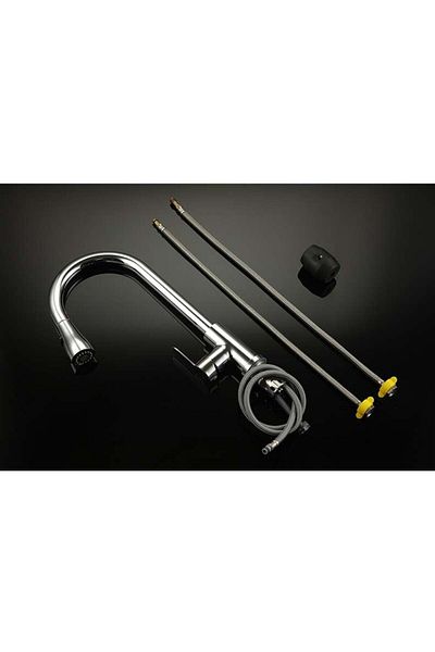 FLEKO To Home with Faucet Kitchen Chrome Spall