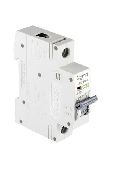 Sigma 1P C 32A 6Ka Single Phase Automatic Fuse 6Sm132C