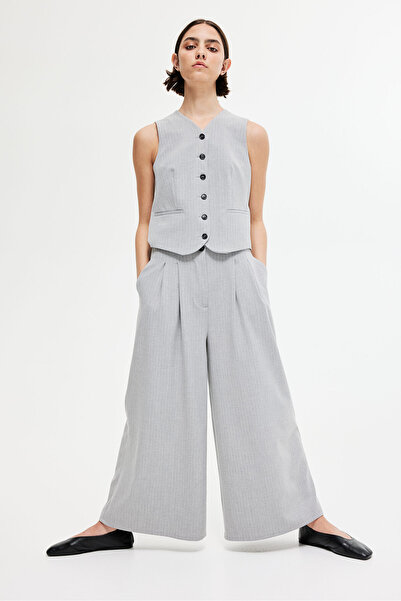 H&M Önü Pilili Culotte Pantolon