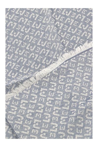 Liu Jo Blue Women's Scarf - Contrast Detail, Small Fringe 2a5010t0300-00737