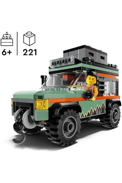 STOREMAX Jvnnastore City 4X4 Off-Road Mountain Car 60447-6 Creative Toy for Children over 6 Years Old Ya