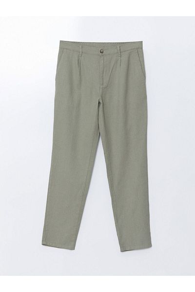 LC Waikiki Ανδρικό παντελόνι LCW Vision Standard Mold Linen Blend